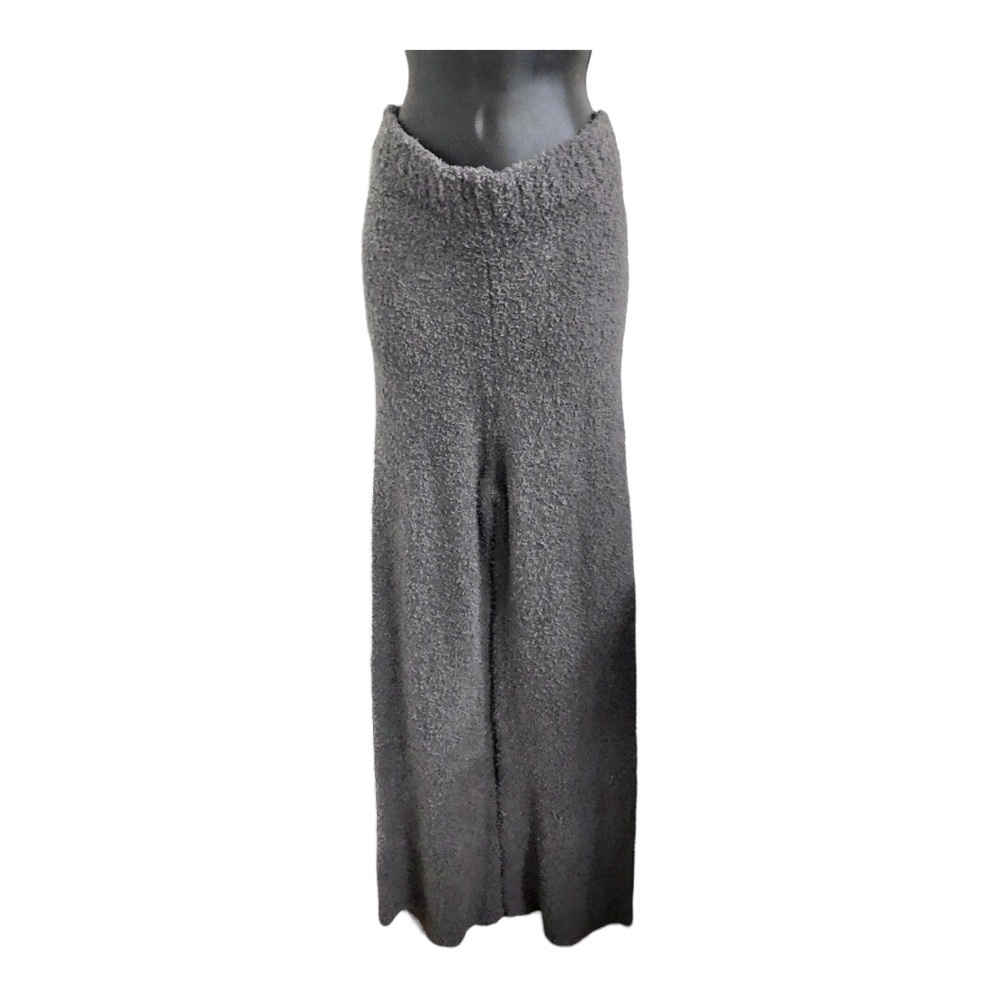 LA Grown Stay Cozy fuzzy gray terry cloth look loungewear pants size‎ XS new